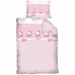 Lenjerii de pat bebelusi HELLO KITTY- ROZ